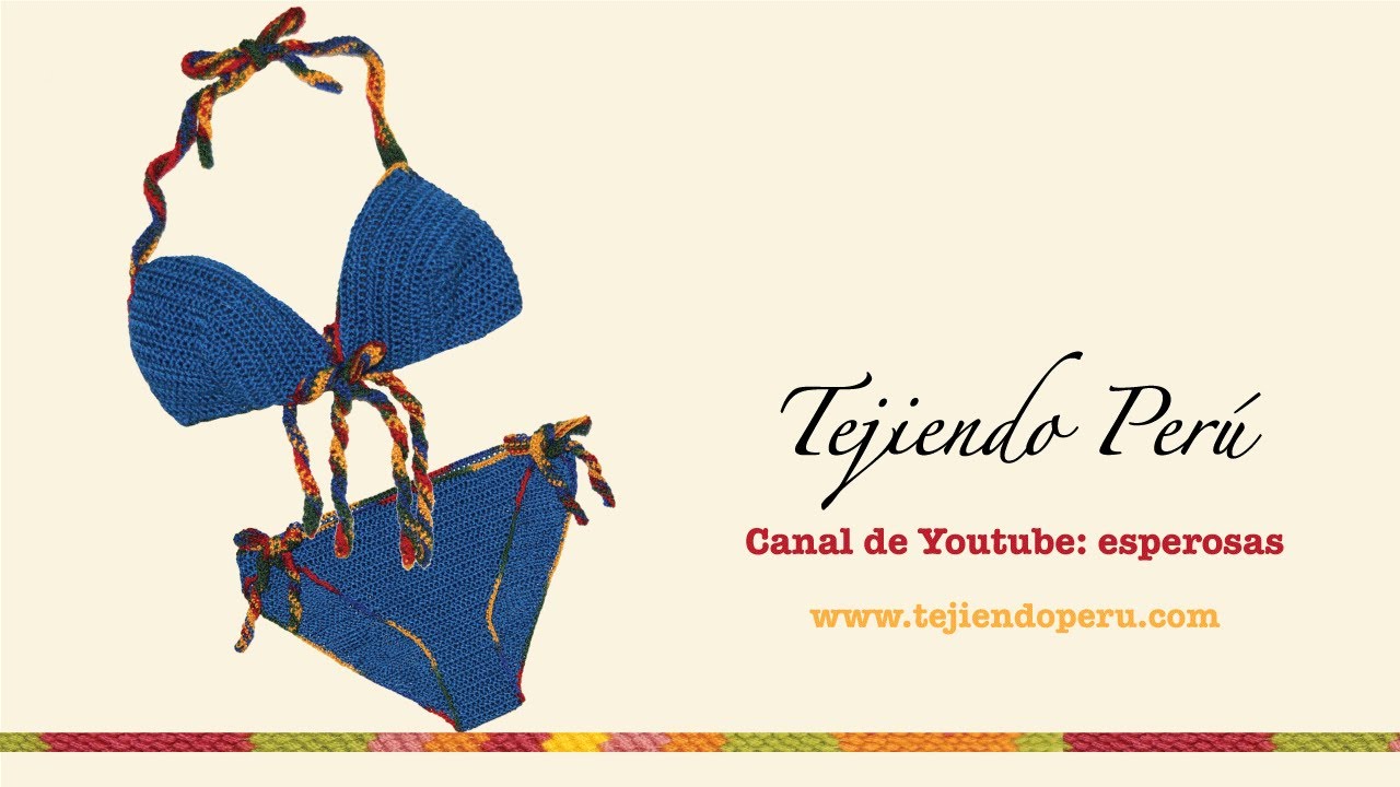 Cómo tejer un bikini a crochet
