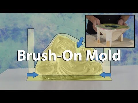Formenbau Tutorial: Wie mit einem Pinsel auf Form mit Harz Mutterform machen