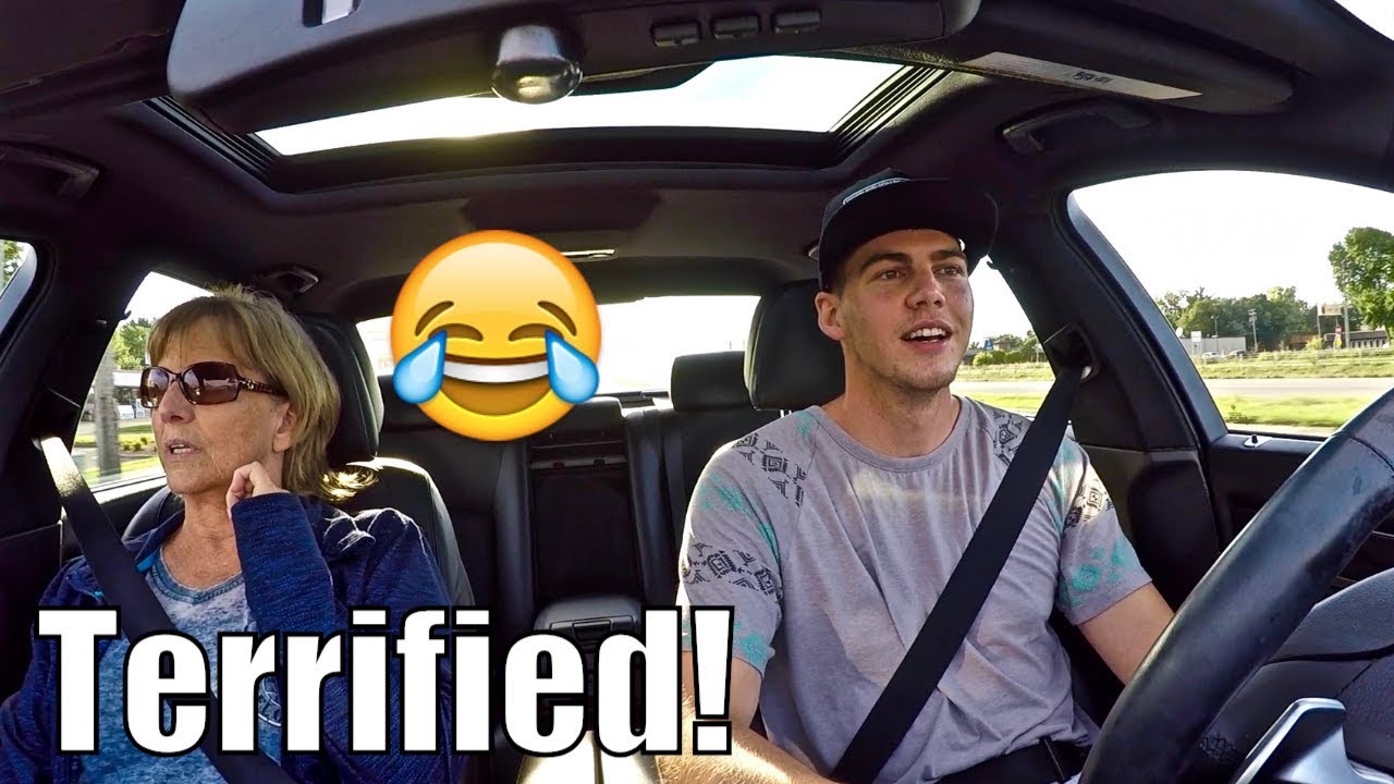 Scared the CRAP Out of My Mom!  Shouldn't Let Me Drive the BMW!