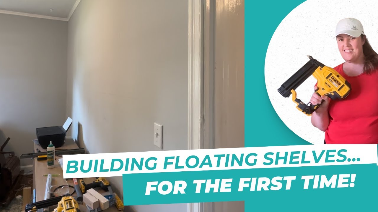 DIY Floating Shelves Build | Beginner Woodworking Tutorial