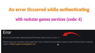 Rockstar Games सेवाओं के प्रमाणीकरण के दौरान आई त्रुटि को ठीक करें (कोड: 4) screenshot 4