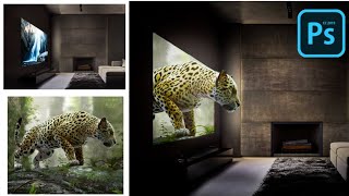 Pop Out Effect V1 in PS Touch Tutorial. PS Touch Manipulation.