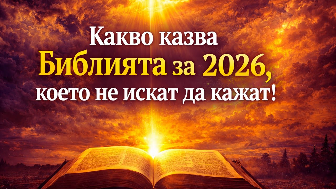 Какво казва Библията за 2026, което не искат да кажат!