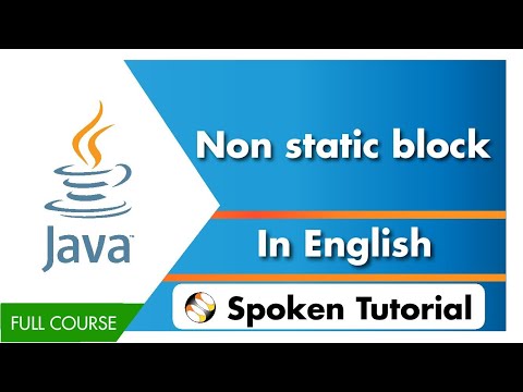 Non static block - English