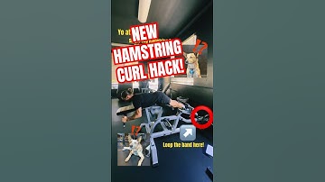 New Hamstring Curl Hack for Faster, Stronger, & Balanced Hamstrings!  #motivation #gym #hamstrings