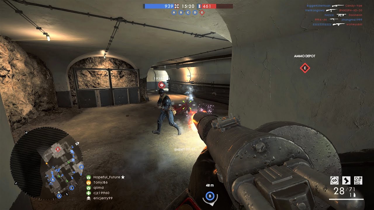 Assaul Killstreak - Battlefield 1 4K Shorts [164]