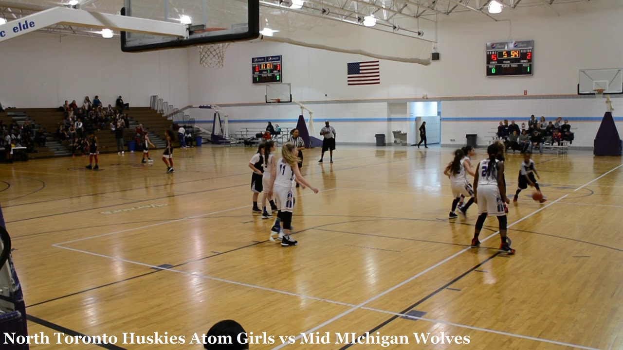 North Toronto Huskies Atom Girls vs Mid Michigan Wolves, Spartan ...