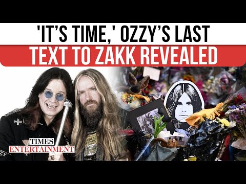 Ozzy Osbourne’s Final Message To Zakk Wylde Breaks Millions Of Hearts