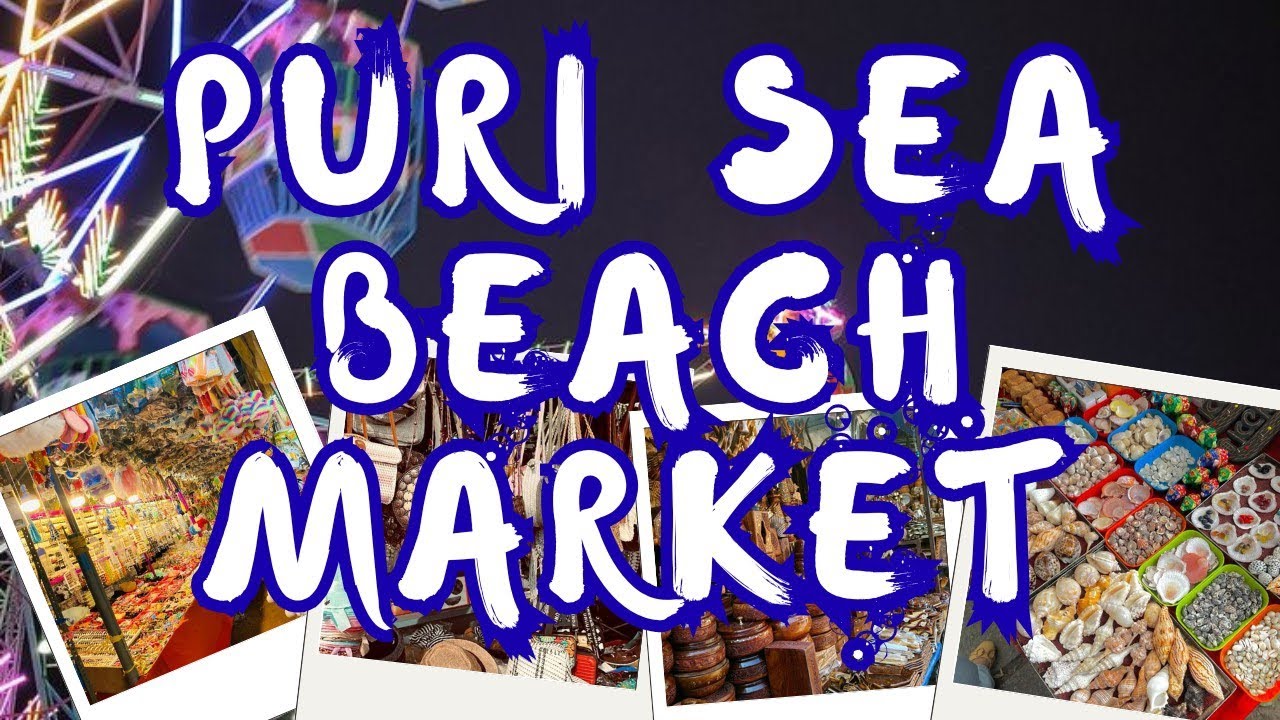 Puri Sea Beach Market ।Biggest Sea Beach Market In Puri Jagannath Dham Puri. 