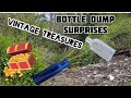 bottle dump finds galore vintage treasures, plus poisons.