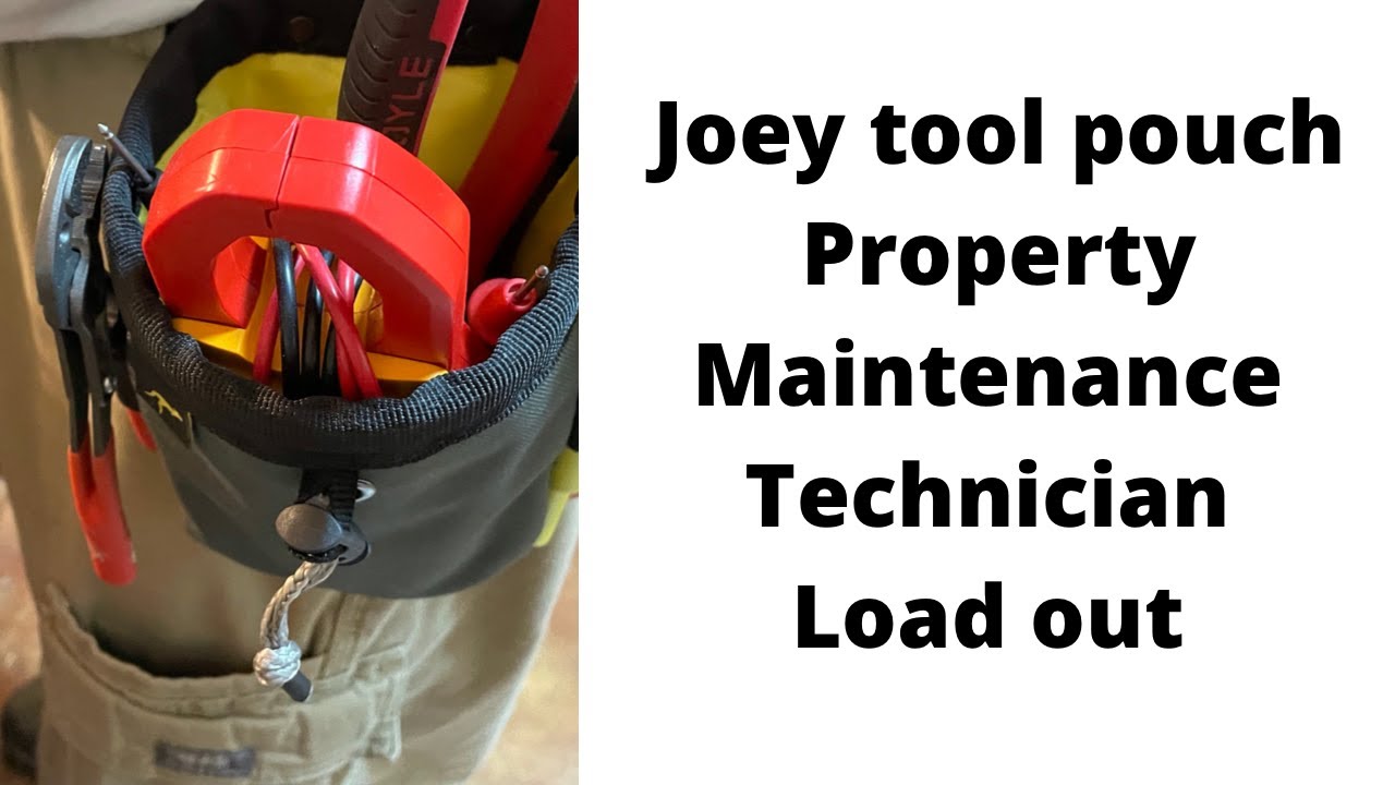 Holstery.com  Joey pouch  loadout for Property Maintenance technicians       