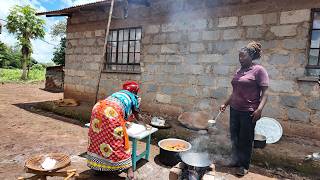 Hosting Grandma’s Friends at Home 🏡 | Making Soft Mandazi & Kenyan Tea Together// African village