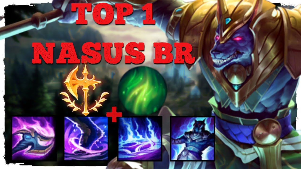 TOP 1 NASUS BR LOL - DAGGERKILL GAMEPLAY- LEAGUE OF LEGENDS