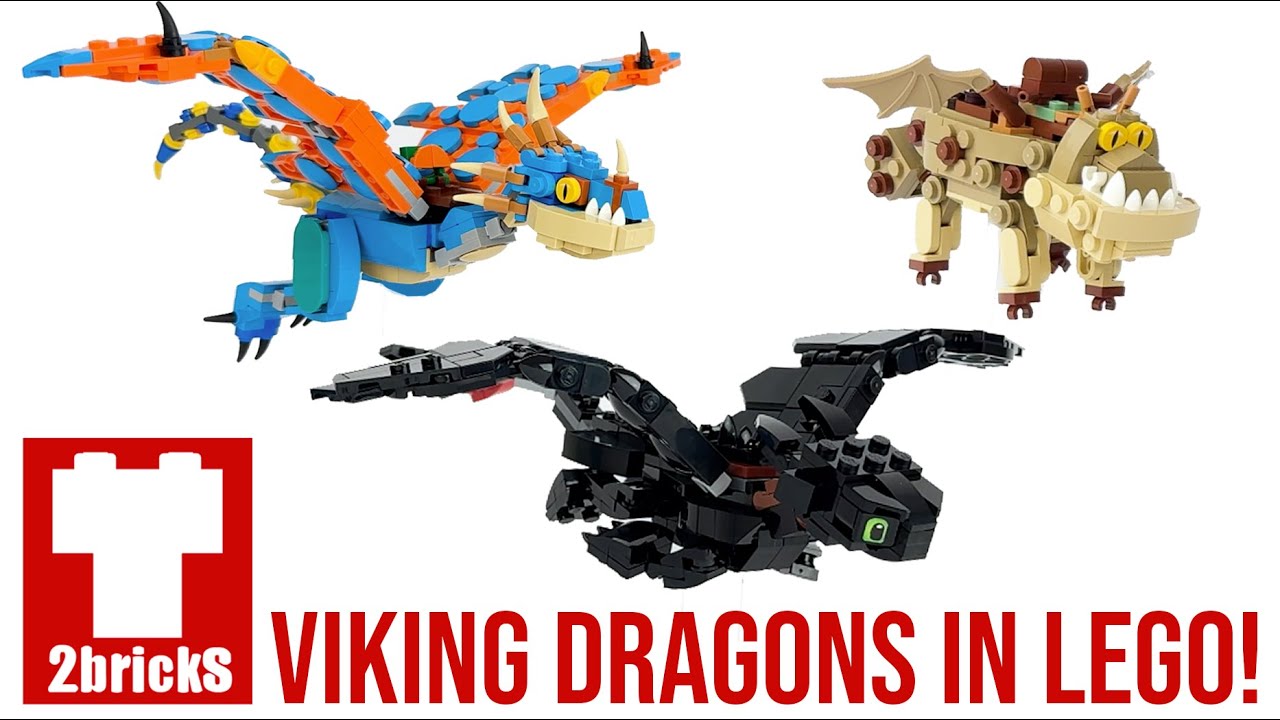 Набор LEGO «Викингские драконы» от 2bricks и Bricker Builds!