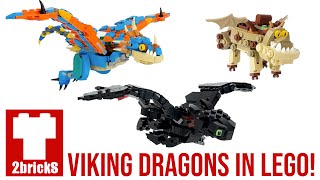 LEGO Viking Dragons Collection by 2bricks and Bricker Builds!