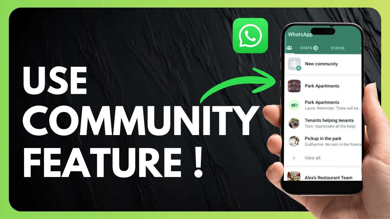 How to Use WhatsApp Community Feature 2026 ! - YouTube