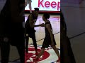 Collin Sexton behind the back alley oop to Kevin Knox in Front of Dwyane Wade