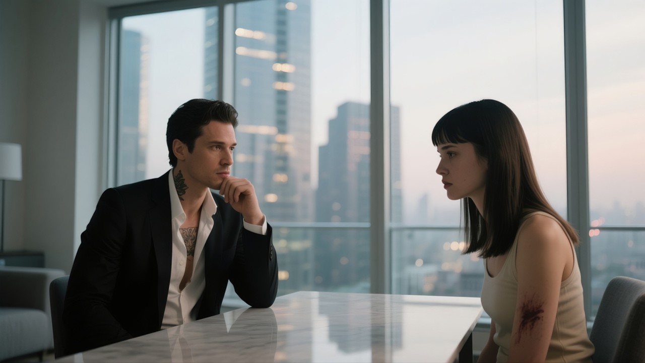 “Sit Down,” the Mafia Boss Said Coldly — “Explain That Bruise.”