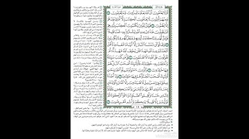 الصفحة ١٢ من المصحف الشريف برواية حفص عن عاصم القارئ د.بريك سعد بريك- إجازة التجويد من الأزهر الشريف