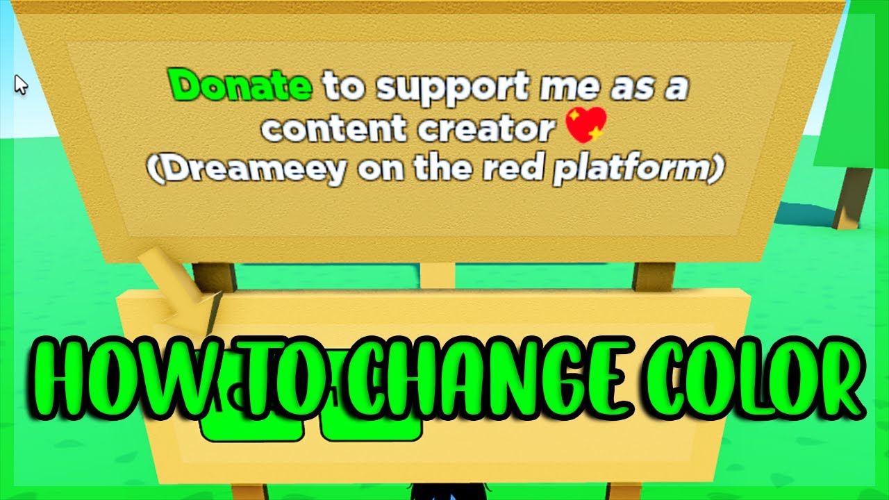 How to Change Text Color in Pls Donate 