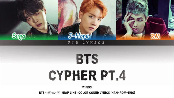 BTS (Rap Line) - 'Cypher Pt.4' Color Coded Lyrics {Han_Rom_Eng}