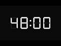 48 Minute Timer with Alarm – 2880 Second Countdown