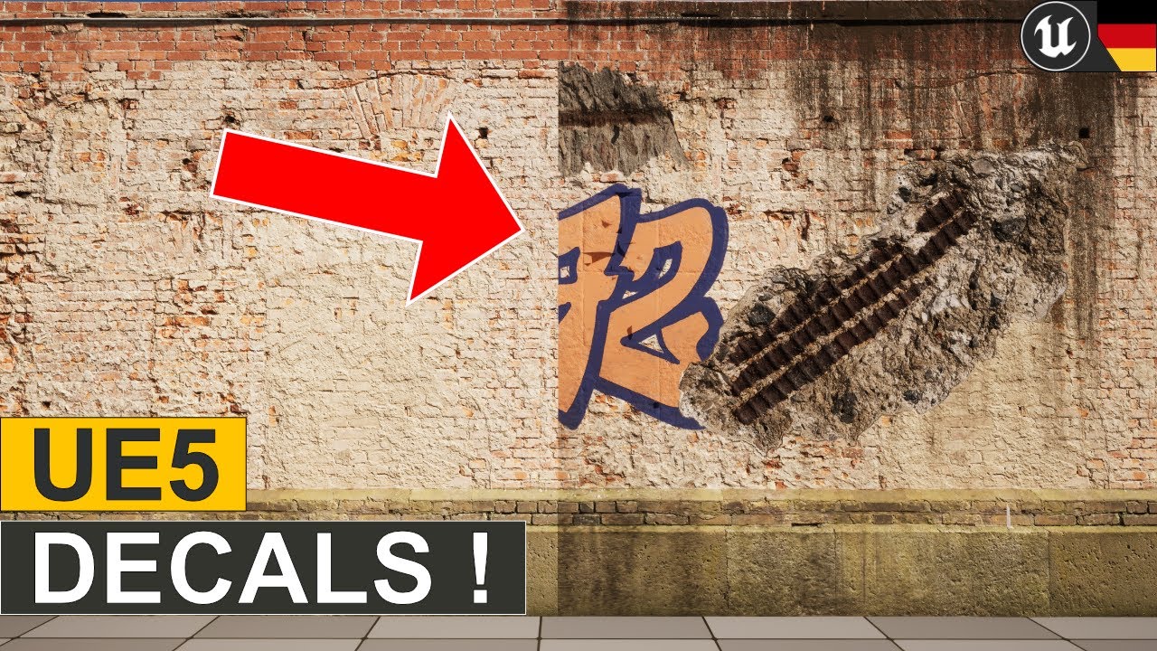 Dein Level Upgrade mit Deferred Decals Unreal Engine Anfänger