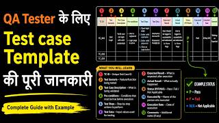 Test Case Template Explained | QA Software Testing Guide for Beginners