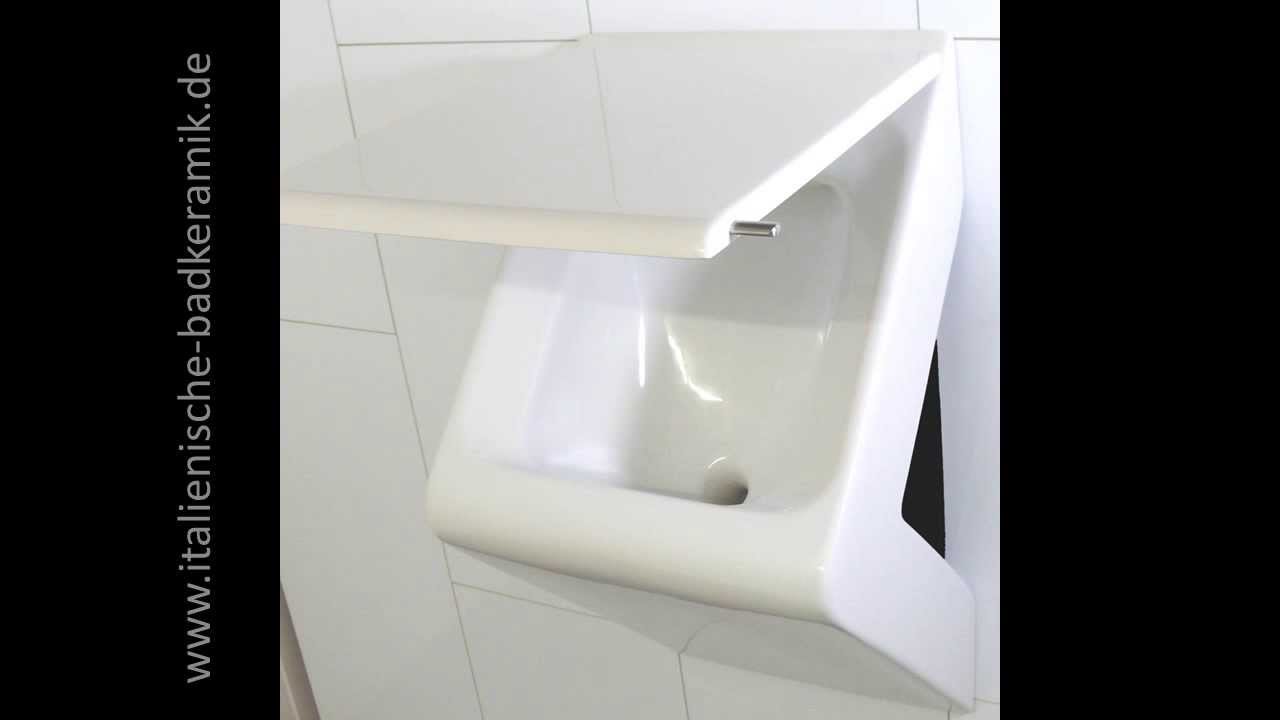Urinal mit Deckel von ArtCeram, Urinaldeckel, Urinale Pissoir