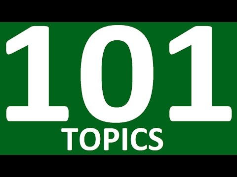 101 ENGLISH TOPICS In 17 MINUTES. LEARN ENGLISH SPEAKING PRACTICE. ENGLISH CONVERSATION