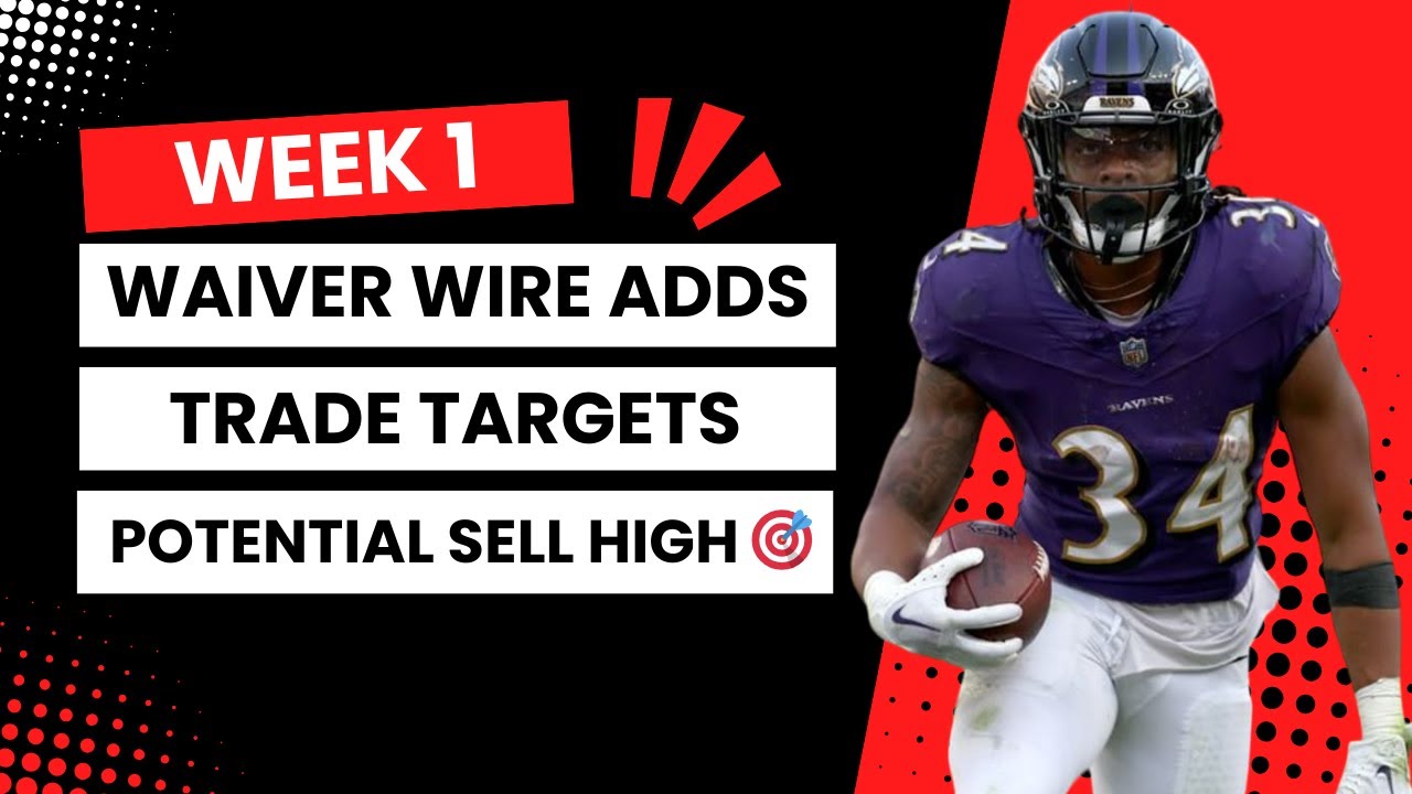 Week 1 Fantasy Football: Top Trade Targets, Waiver Wire Adds & Sell-High Players!