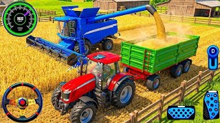 Modern Farm Tractor Driving Games - Gameplay | Real Farming Tractor Simulator (Android) screenshot 4