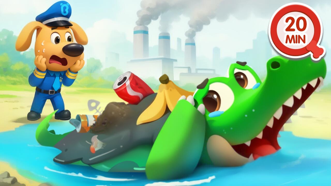 Protejamos Nuestra Agua 🌊 Dibujos Animados 🔍Sheriff Labrador en Español