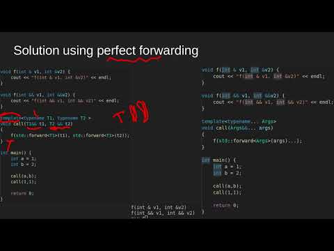 [Eng] Perfect forwarding in C++