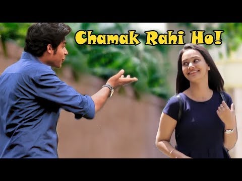 flirty-pick-up-lines-prank-on-cute-girls-ft.-chandni-mimic-|-pranks-in-india
