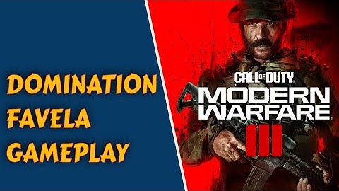 Call of Duty: Modern Warfare III Domination Favela Gameplay PS5