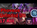 Phoveos gameplay 17 Kill II Global Top Phoveos II Phoveos build II #mobilelegends #phoveus