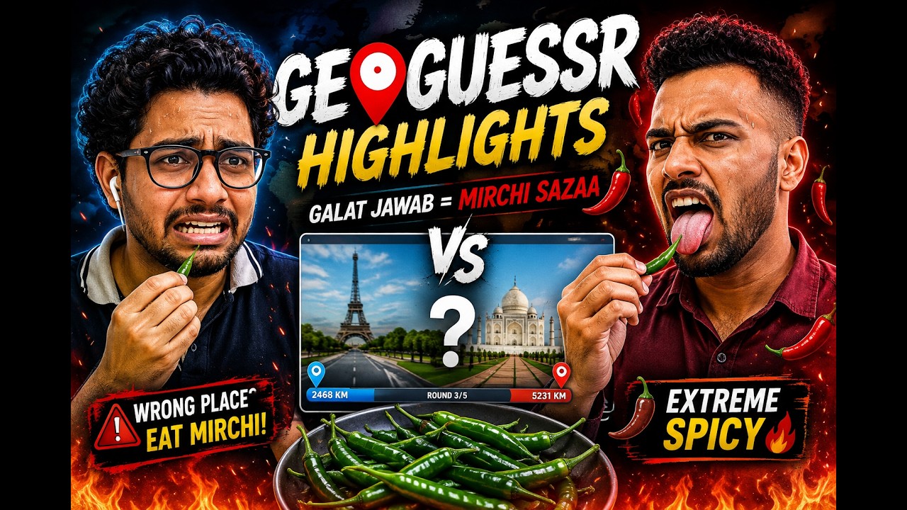 Geogesser madhe Khali Mirchi...Jirali Aamchi...| Geogesser with Aaksh brother