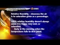 Did You Know With Jill: Dew Point vs. Relative Humidity