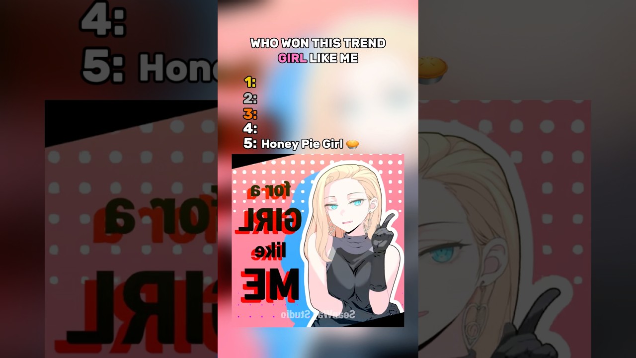 Who won this trend girl like me 