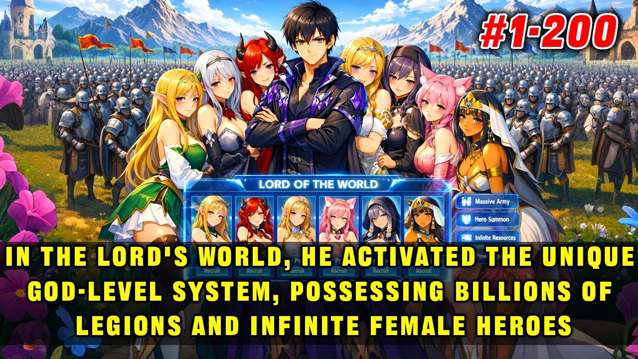 🔥In the Lord's World, he possesses billions of legions and countless female heroes！