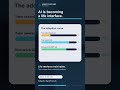 AI Is Becoming a Life Interface #Shorts