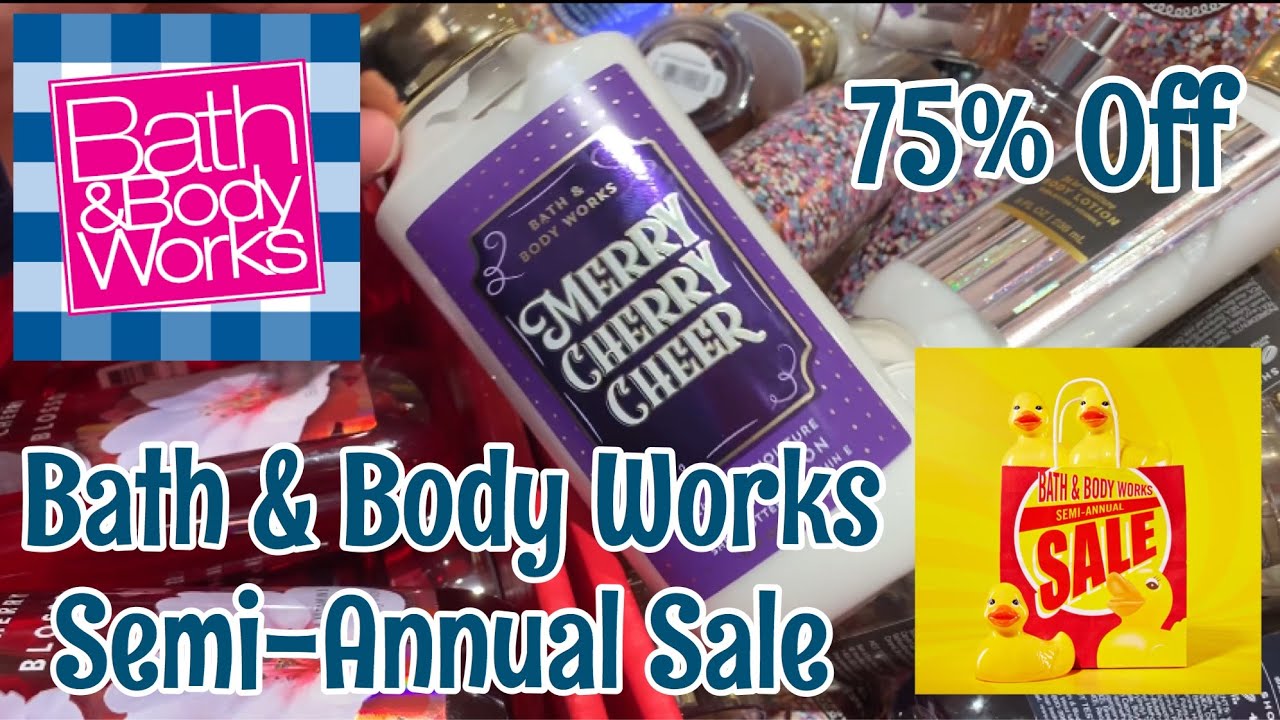 BATH & BODY WORKS SEMIANNUAL SALE 75 OFF HAUL Jan 2020 YouTube