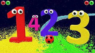 Bowling Ball Bash Smash Adventure In Space Learn Number With Kinetic Sand