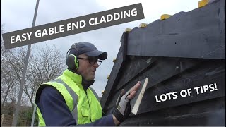 Fitting feather edge cladding boards***UK CARPENTRY***(how I do it)