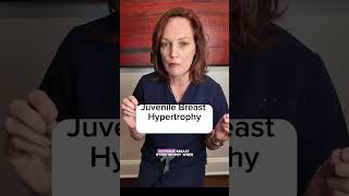 This is juvenile breast hypertrophy