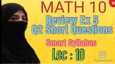 Review Exercise 5 [ Q2 Short Questions ] || Math Class 10 || Sets and Functions|| Ocean of Knowledge