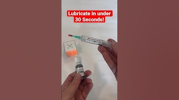 Lube your Cube in 30 Seconds! #cubing #speedcuber