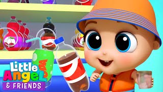 No More Sugary Drinks Baby John! | Little Angel And Friends Kid Songs