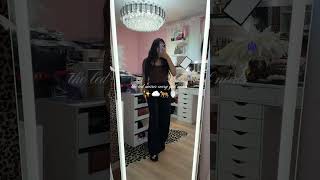 Stand full length led mirror with 3 light modes & dimmable ✨🤎🐆 Sweetcrispy Official
